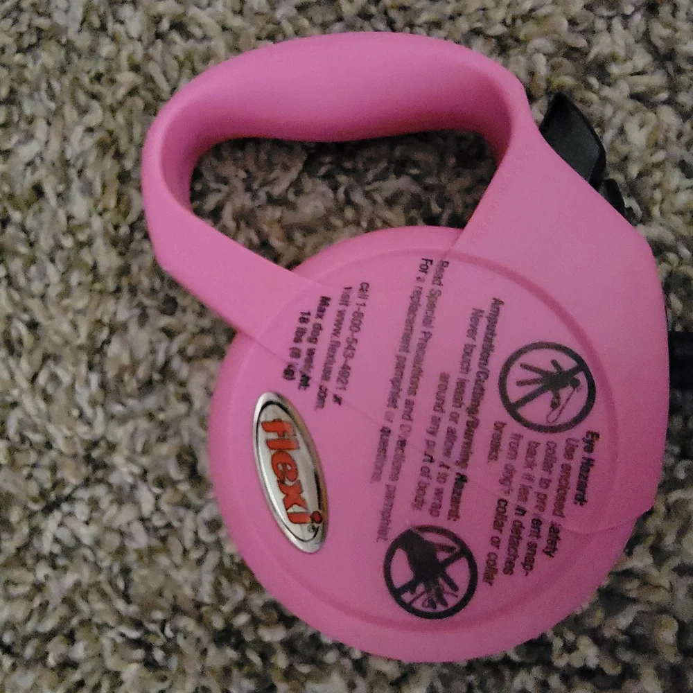 Flexi Pink Retractable Leash